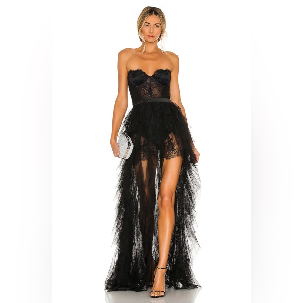 For Love & Lemons Bustier Gown